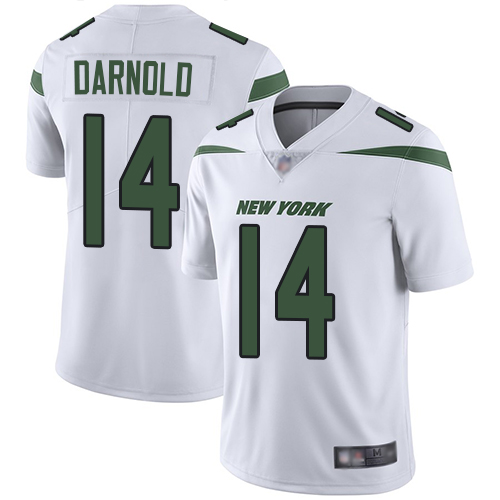 New York Jets Limited White Men Sam Darnold Road Jersey NFL Football 14 Vapor Untouchable
